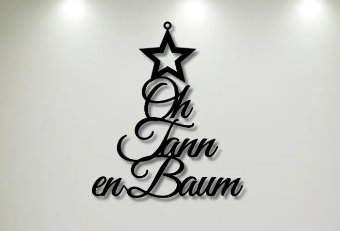 Tannebaum 3D geduckt